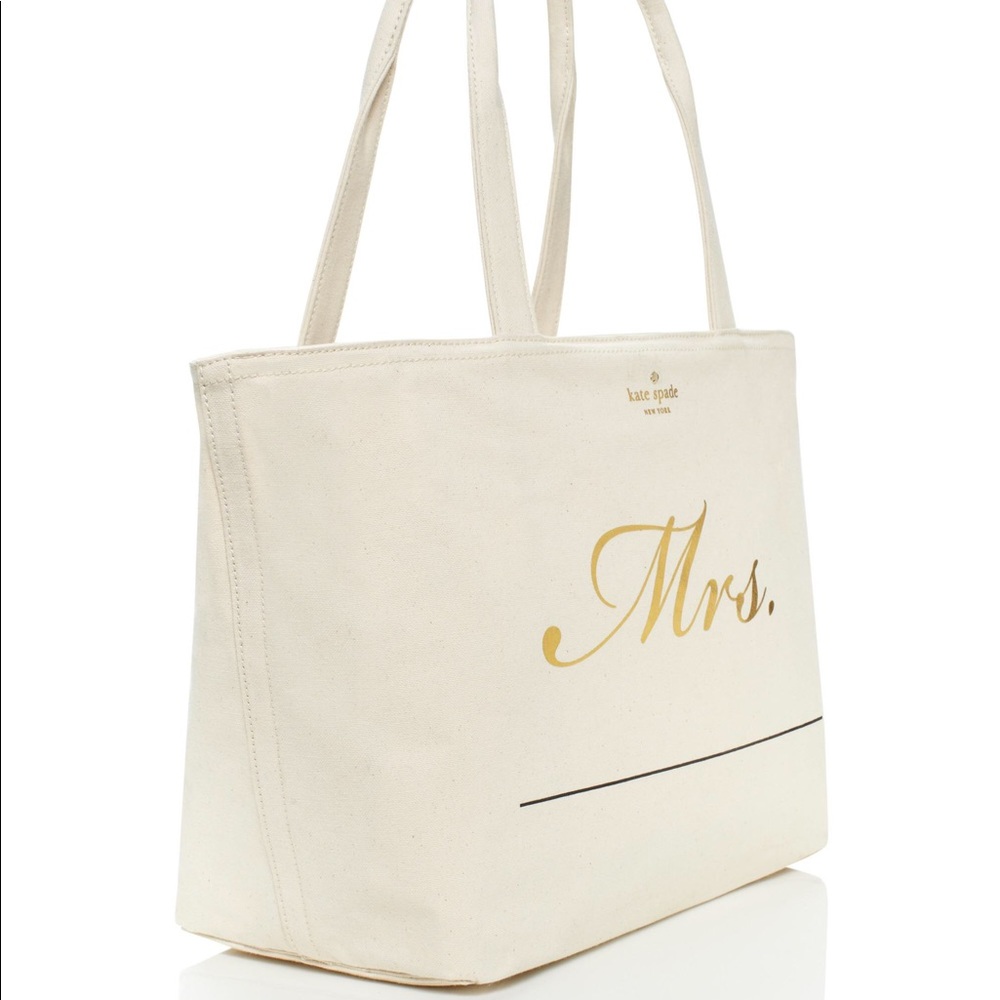 Kate Spade Mrs. Canvas Tote